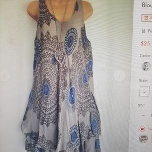 Sleeveless abstract printed Floral blouse